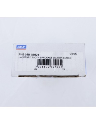 PIÑÓN Z-21 1/2" TEMPLADO EJE 25 CHAVETERO