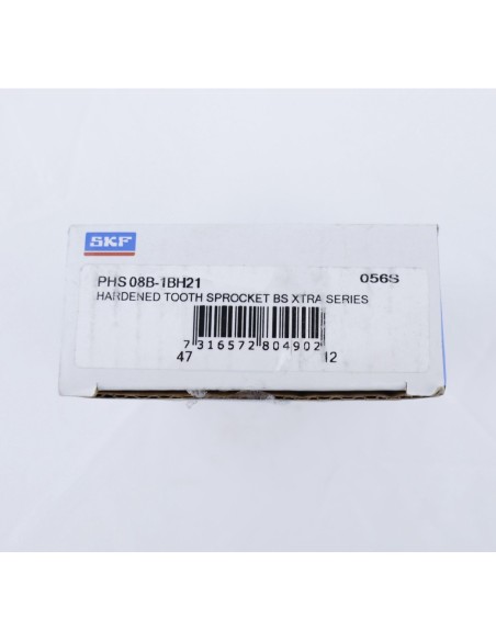 PIÑÓN Z-21 1/2" TEMPLADO EJE 25 CHAVETERO