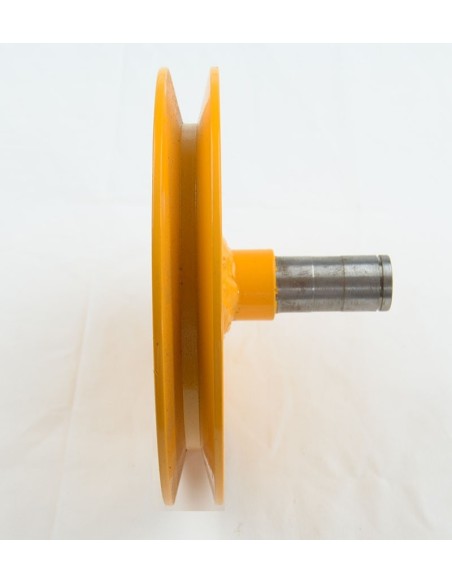 POLEA POSTERIOR ACERO 185 MM EJE 20 MM