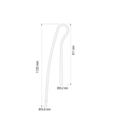 SACUDIDOR AMARILLO GREGOIRE 1.125M CORTO 2
