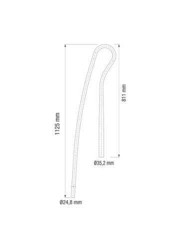 SACUDIDOR AMARILLO GREGOIRE 1.125M CORTO