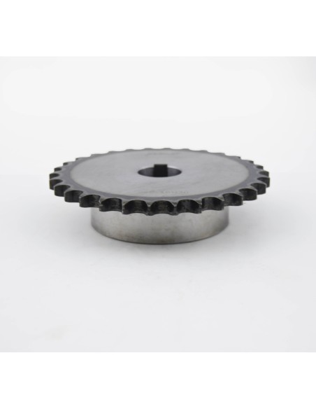 PIÑÓN Z-30 1/2" TEMPLADO EJE 25 CHAVETERO