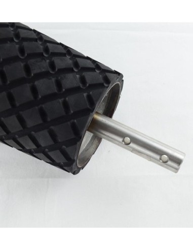 RODILLO ABOMBADO TRACCION ESTRIADO 250MM