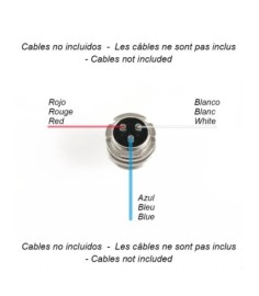 525U CONECTOR 3 PINES MACHO F3005/10 2