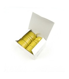 CAJA 20 ROLLOS CINTA FLEX AMARILLA