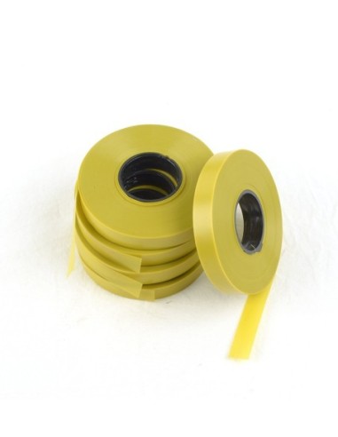 CAJA 20 ROLLOS CINTA FLEX AMARILLA