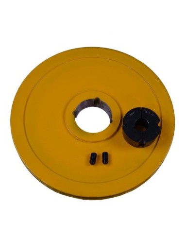 POLEA SUPERIOR 300 mm CON CIERRE ACERO FUNDIDO BIMER
