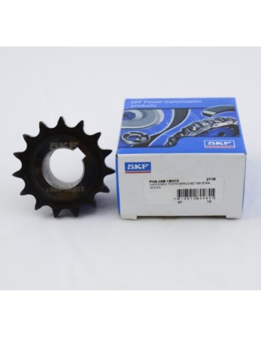 PIÑON Z-15 1/2" TEMPLADO EJE 25 CHAVETERO