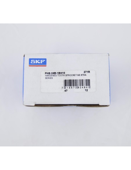 PIÑON Z-15 1/2" TEMPLADO EJE 25 CHAVETERO