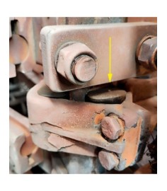 TACO AMORTIGUADOR COLUMNAS VENDIMIADORA 2