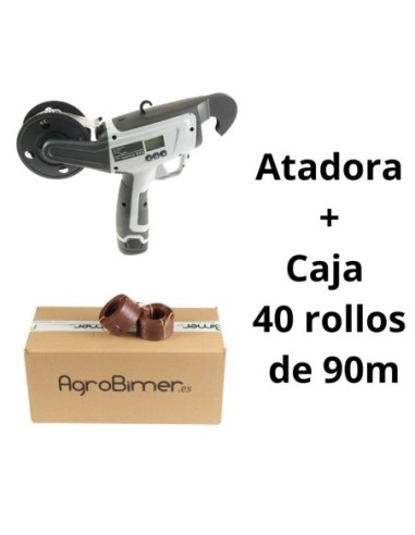 PACK ATADORA KVT9+CAJA 40ROLLOS DE 90M
