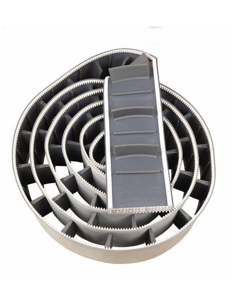 BANDA TRANSPORTADORA RIGIDA 250 MM  10,45M COMPATIBLE