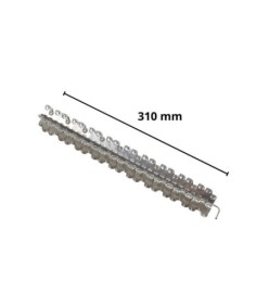 GRAPA INOX 310MM MLT DENTADA RIGIDA 2 LADOS 2
