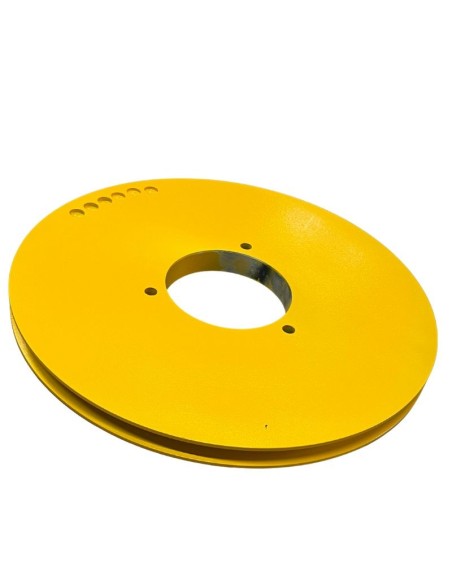 POLEA 356MM DIAMETRO TRACCION DE BANDAS VENDIMIADORA